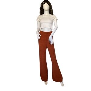 Forever 21 Fuzzy Flare Pajama Pants